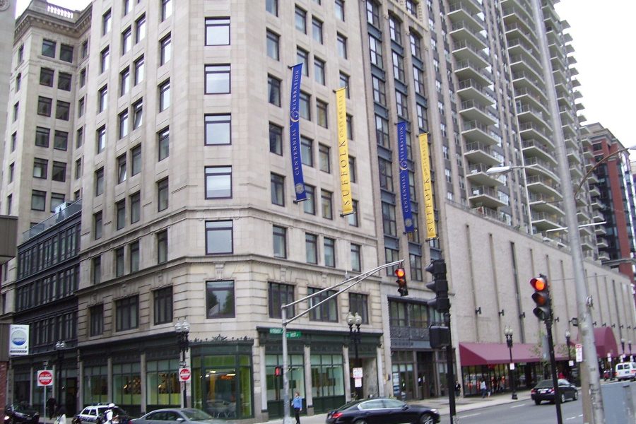 La Suffolk University al 150 di Tremont Street, Boston