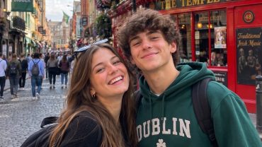 Martina e Andrea a Temple Bar, Dublino