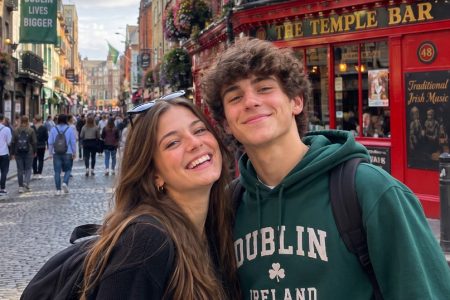 Martina e Andrea a Temple Bar, Dublino